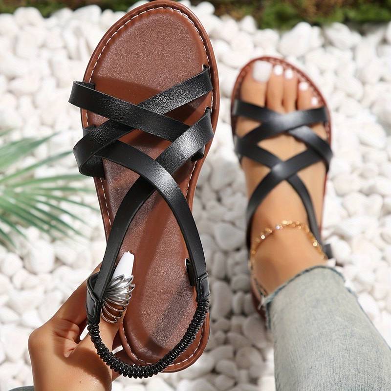 Hildegard | Crisscross Sandals with Non-Slip Sole