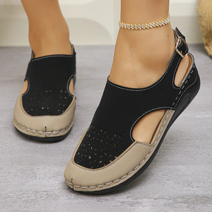 Heike | Soft Wedge Sandals with Adjustable Strap