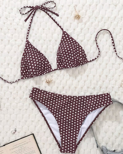 Annalise | Two-Piece Bikini with Classic Polka Dot Pattern