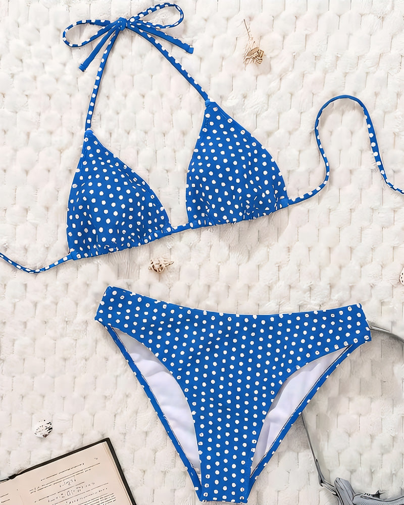 Annalise | Two-Piece Bikini with Classic Polka Dot Pattern
