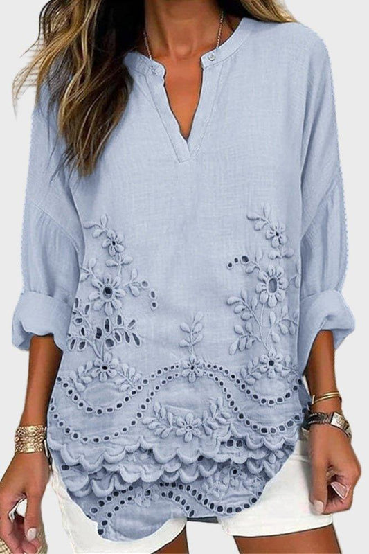 Amalie Boho Print Blouse for Women