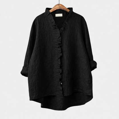 Adelinde | White Elegant Summer Blouse