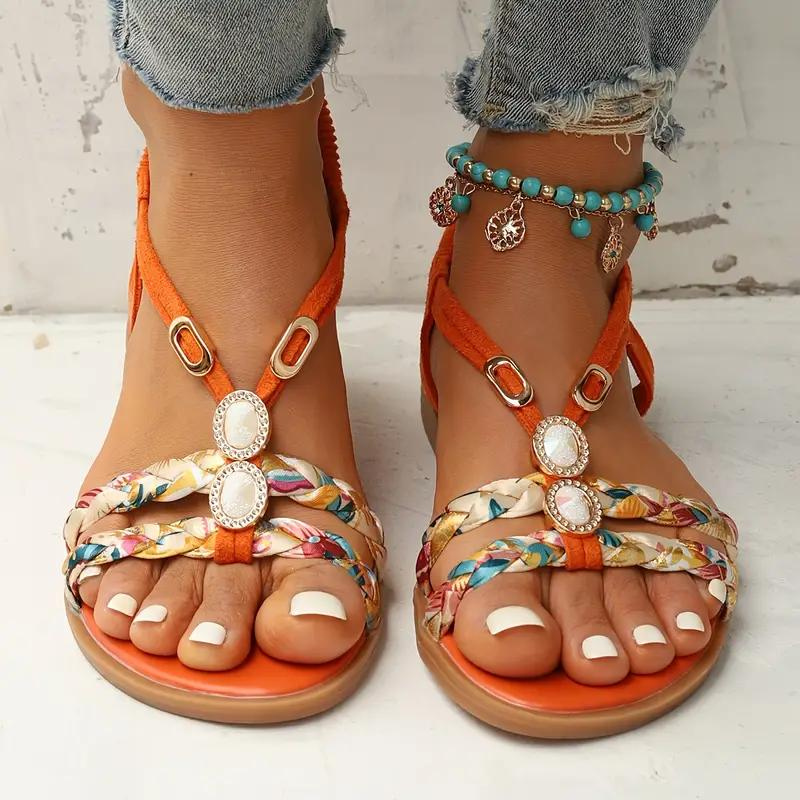 Traudl | Slip-On Sandals with Elastic Straps