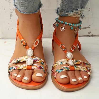 Traudl | Slip-On Sandals with Elastic Straps