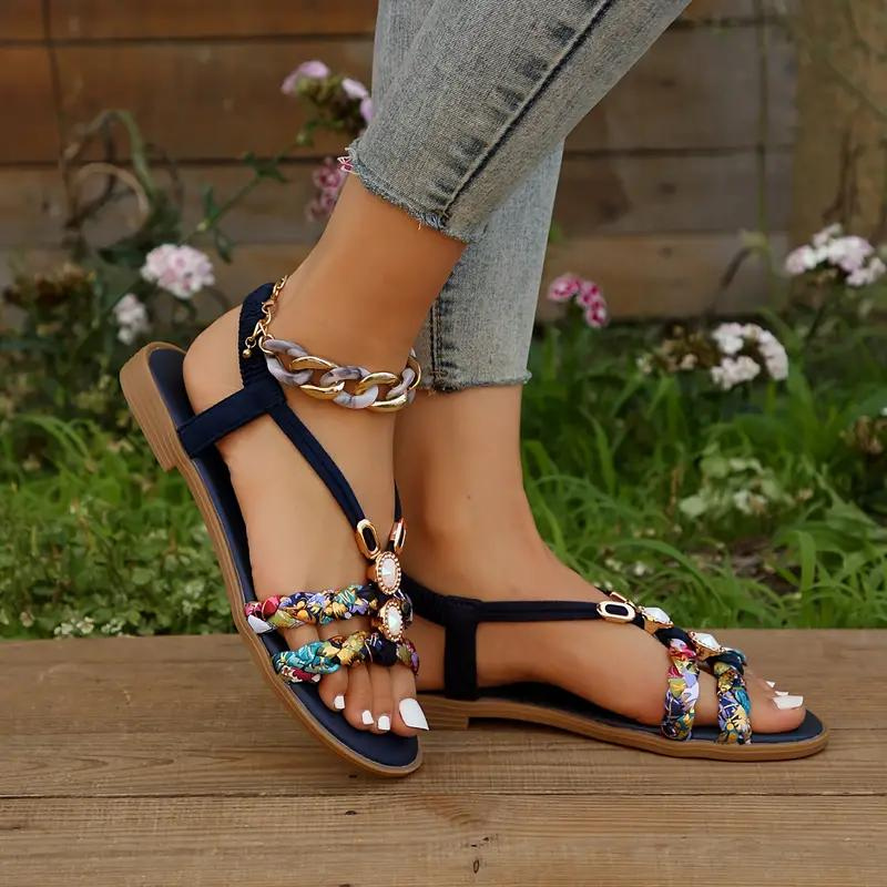 Traudl | Slip-On Sandals with Elastic Straps