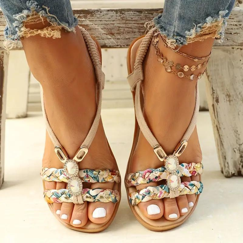 Traudl | Slip-On Sandals with Elastic Straps