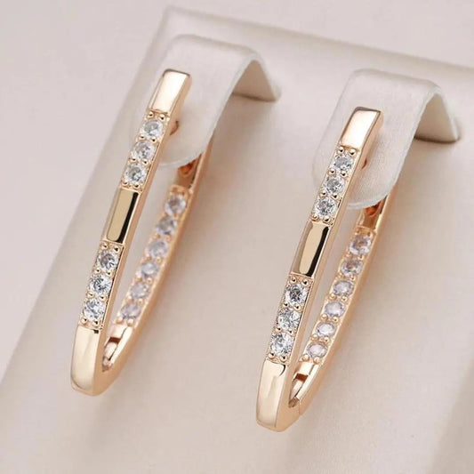 Elizabeth | Cubic Zirconia Elegant Stud Earrings
