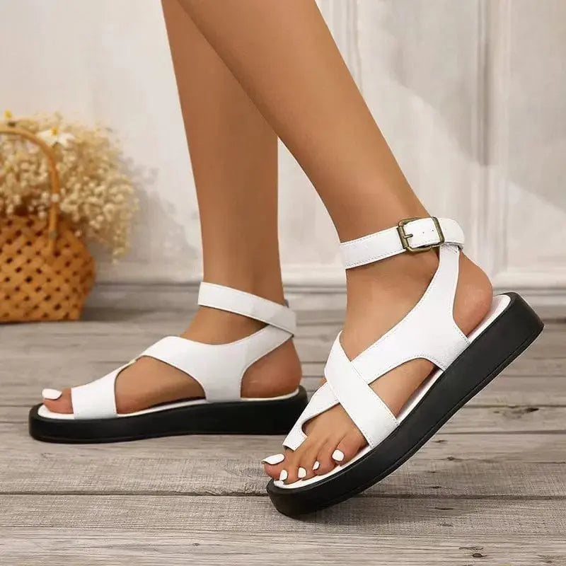 Elizabeth | Cushioned Orthopaedic Comfort Sandals with Crossover Straps
