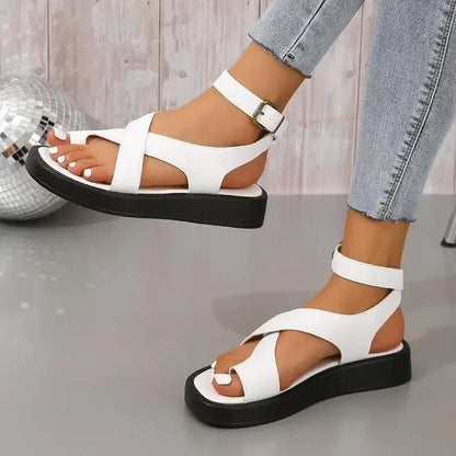 Elizabeth | Cushioned Orthopaedic Comfort Sandals with Crossover Straps