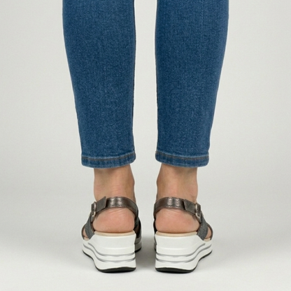 Trude | Comfort Sandals with Wedge Sole and Crossover Straps