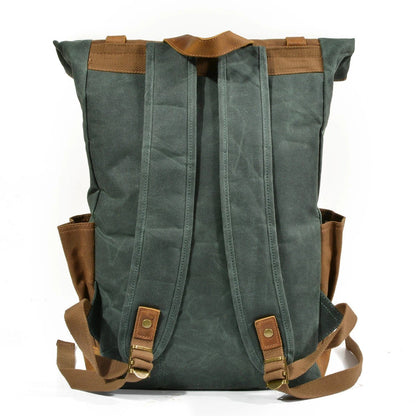 Kalgoorlie waxed canvas backpack — Beverley Lane