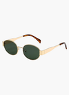 Gold Frame | Green Lenses