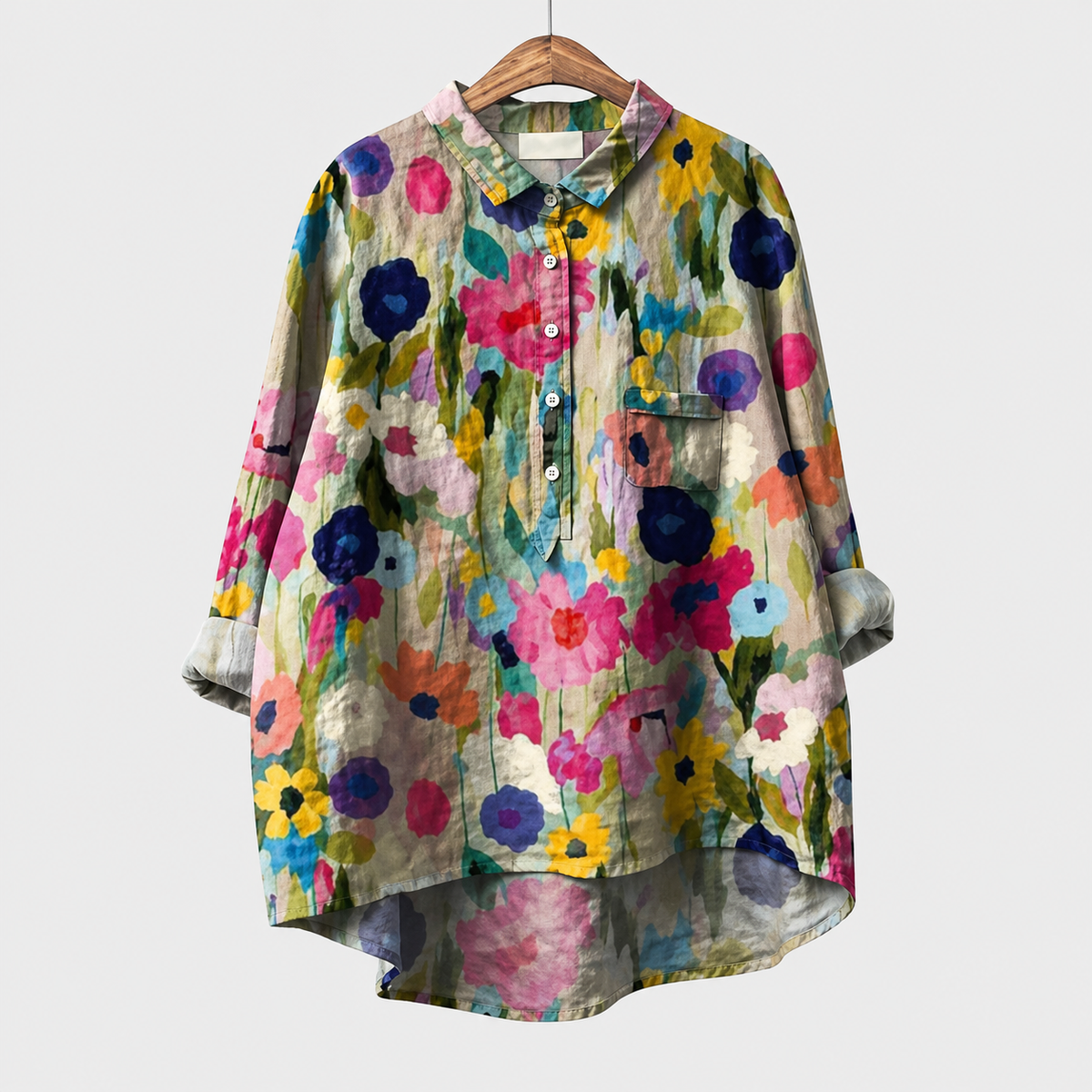 Anya | Multicolour Print Blouse
