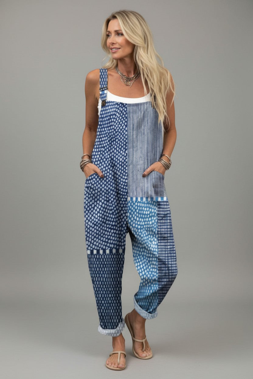 Rainbow Beach | Relaxed Wide-Leg Overalls