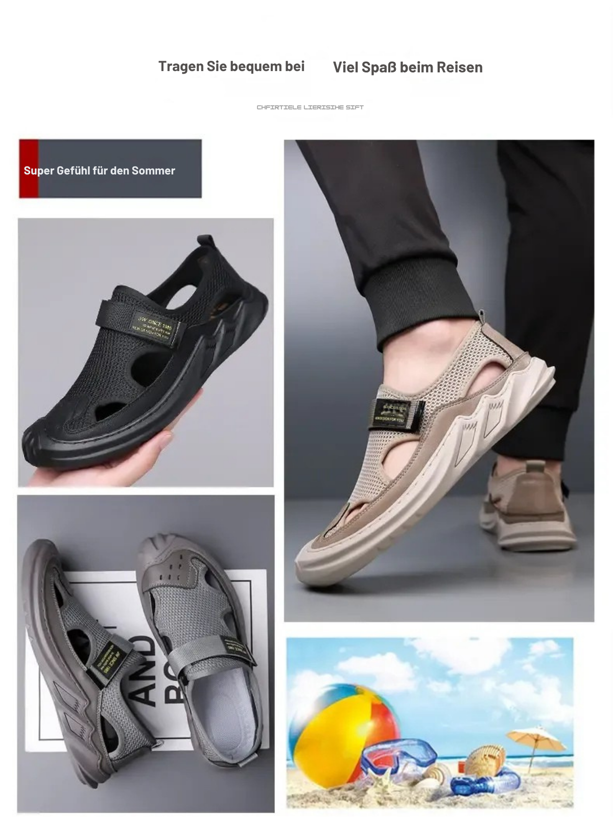 Jay | Stylish Summer Sandals for Men with Soft Mesh Sole