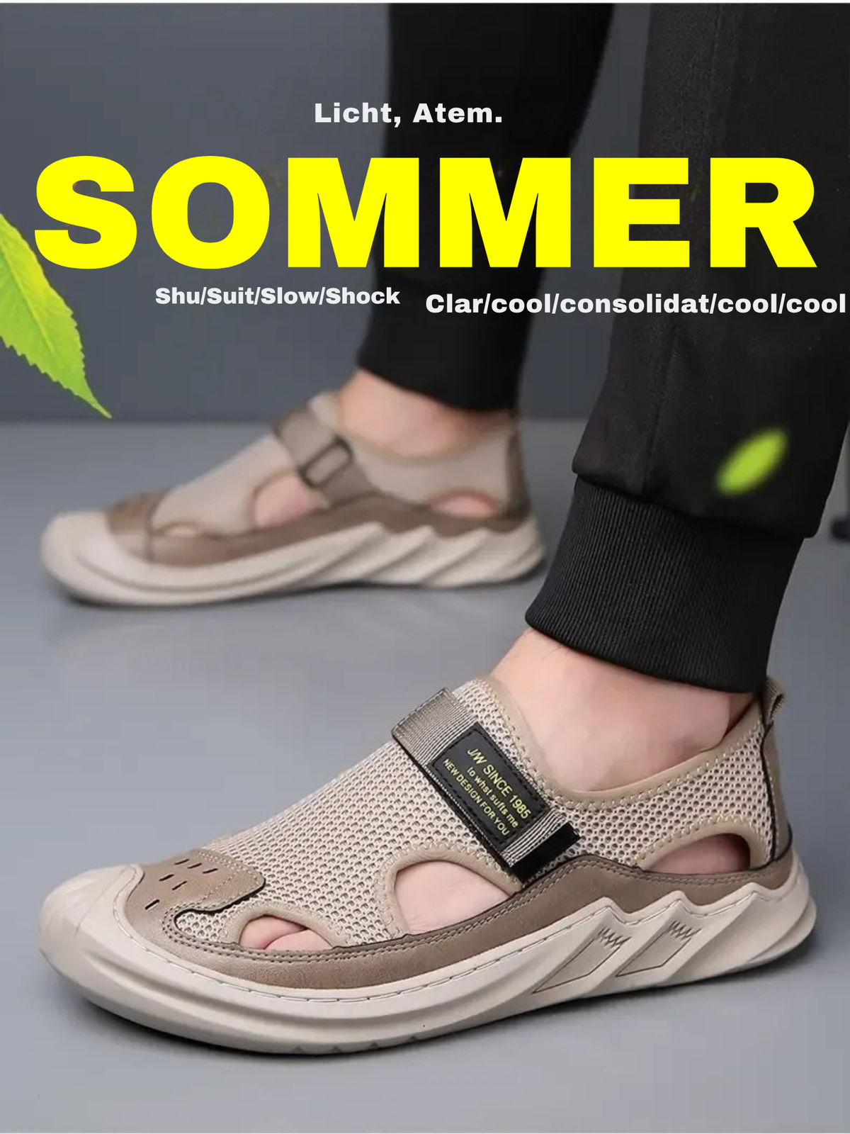 Jay | Stylish Summer Sandals for Men with Soft Mesh Sole