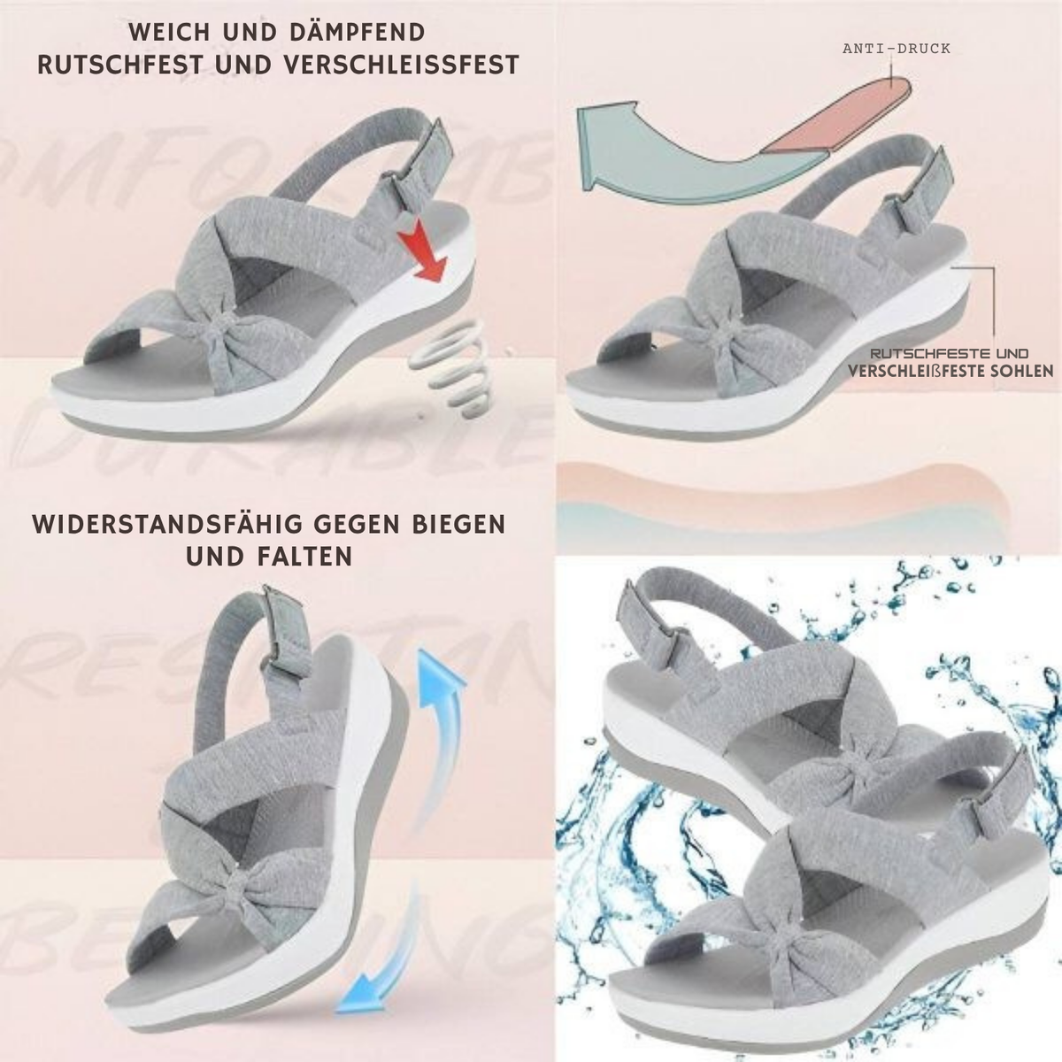 Cathy | Orthopaedic Summer Sandals for the Perfect Comfort