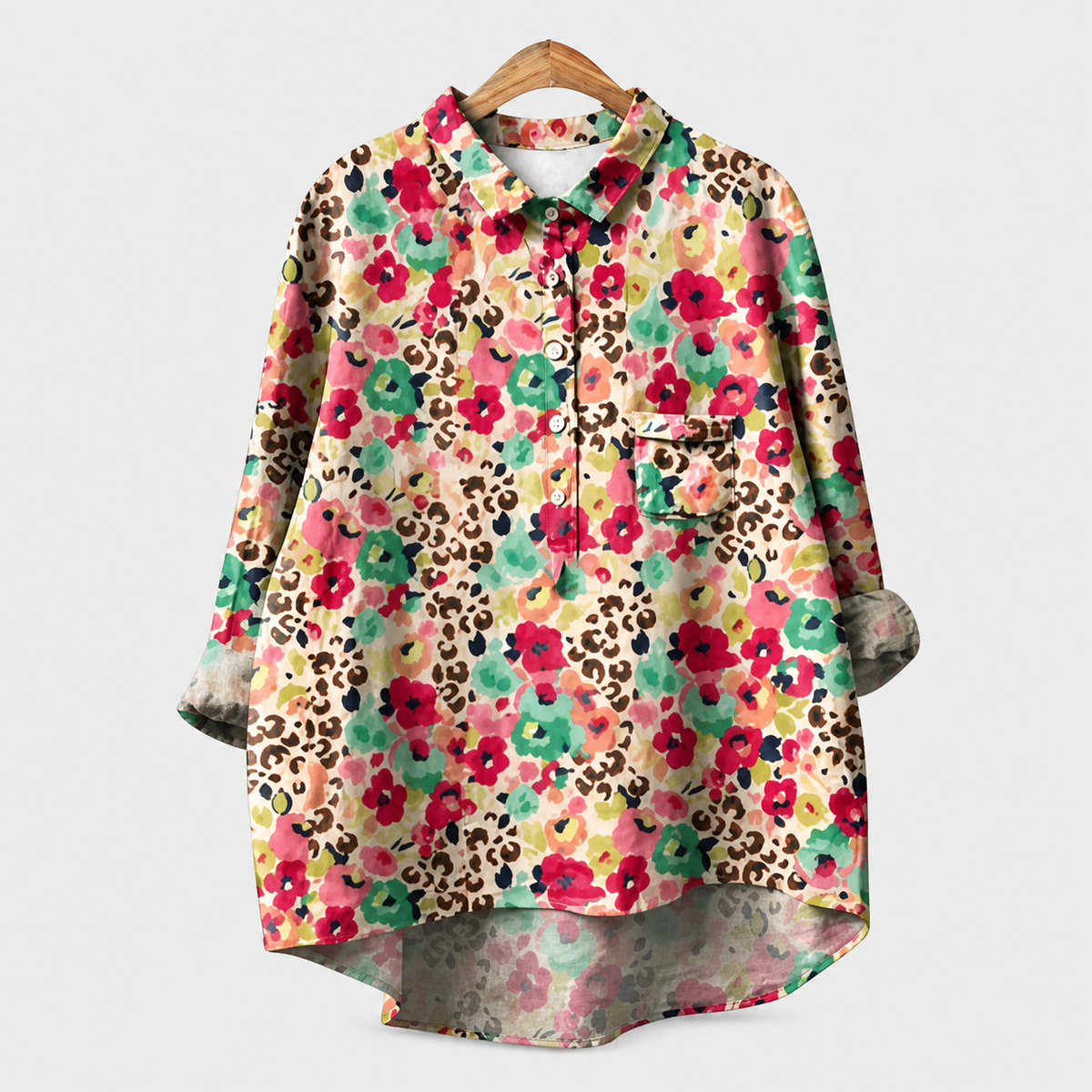 Anke | Multicolour Print Blouse