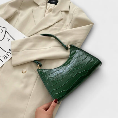 Alexandra | Glossy Leather-Look Handbag