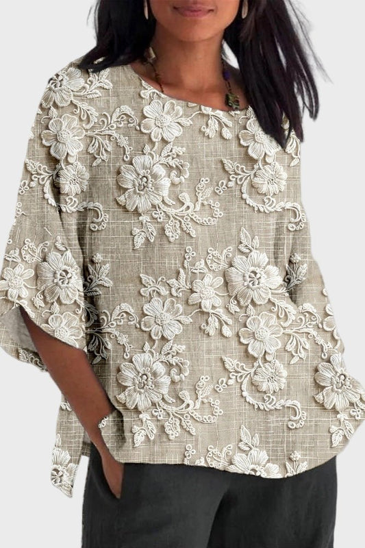 Helene Boho Print Dress for Women