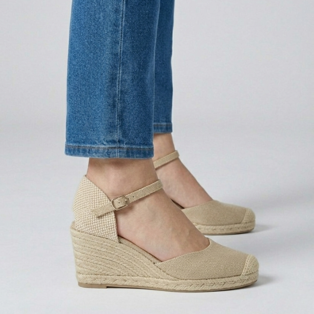 Susanna | Stylish Wedge Sandals with Closed Toe