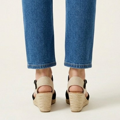 Susanna | Stylish Wedge Sandals with Closed Toe