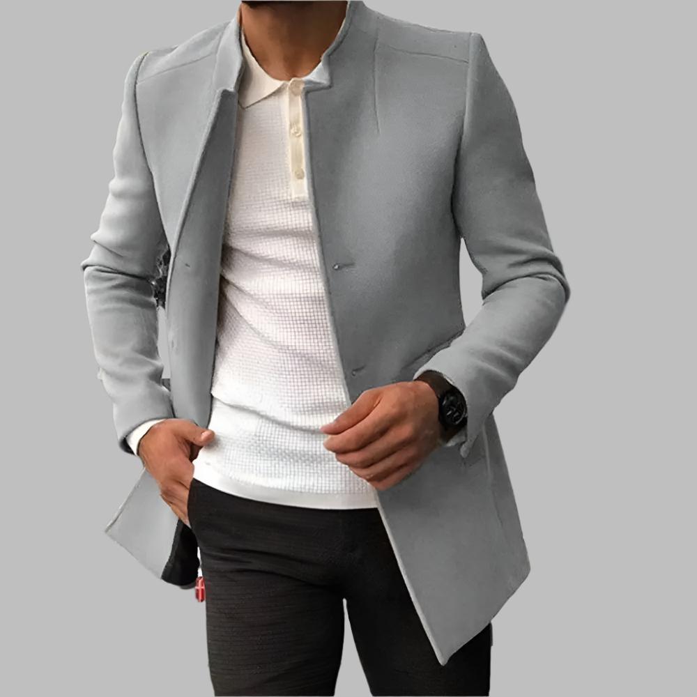 Igor | Elegant Long Coat for Men