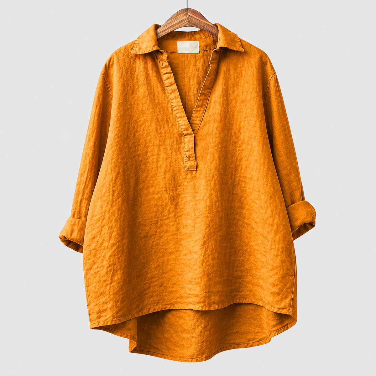 Alex | Rose Grey Elegant Summer Blouse