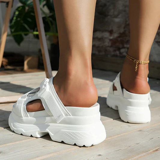 Harlow | Orthopaedic Wedge Sandals with Thick Sole