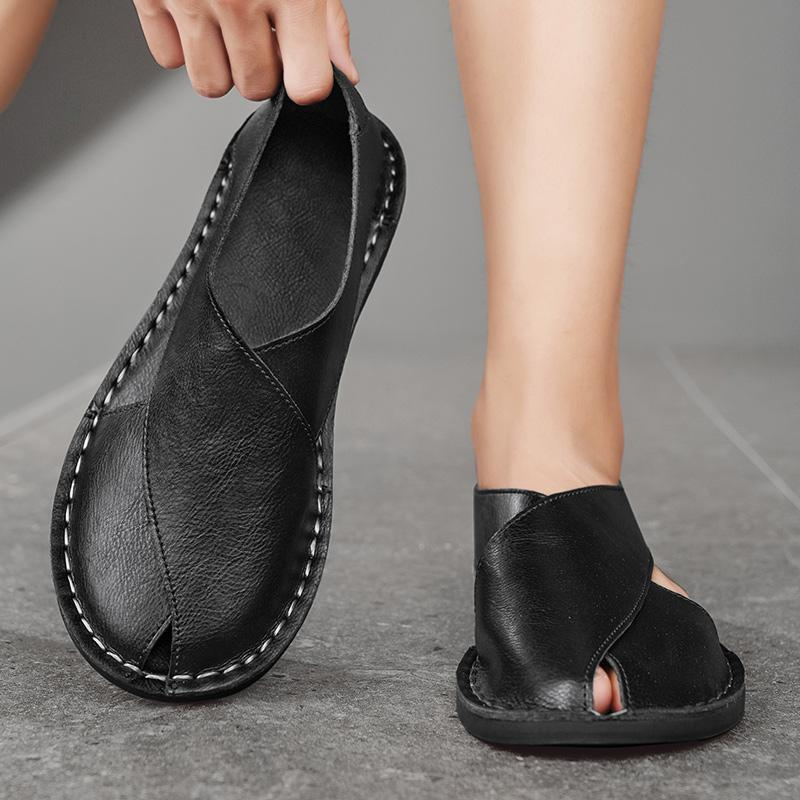Joseph | Cascade Faux Leather Sandals for Men