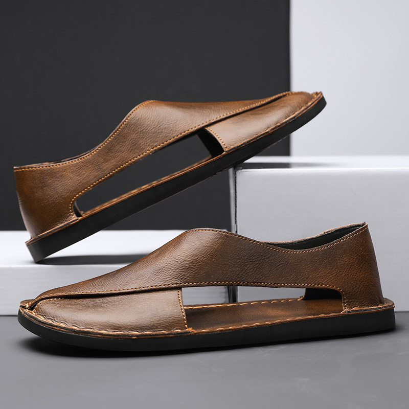 Joseph | Cascade Faux Leather Sandals for Men