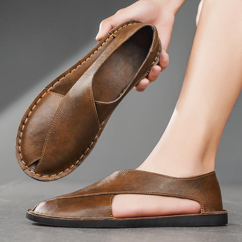 Joseph | Cascade Faux Leather Sandals for Men