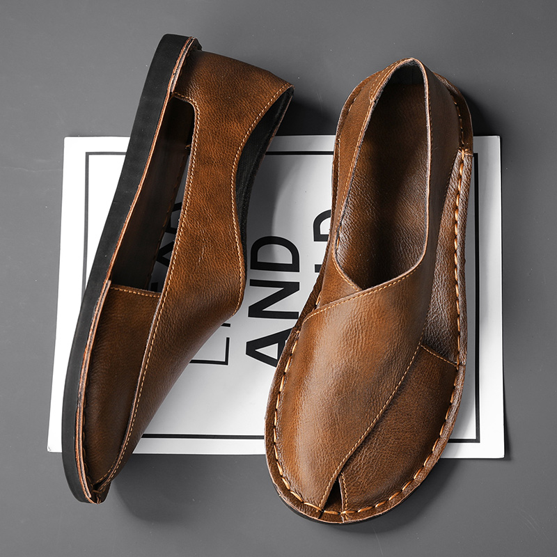 Joseph | Cascade Faux Leather Sandals for Men
