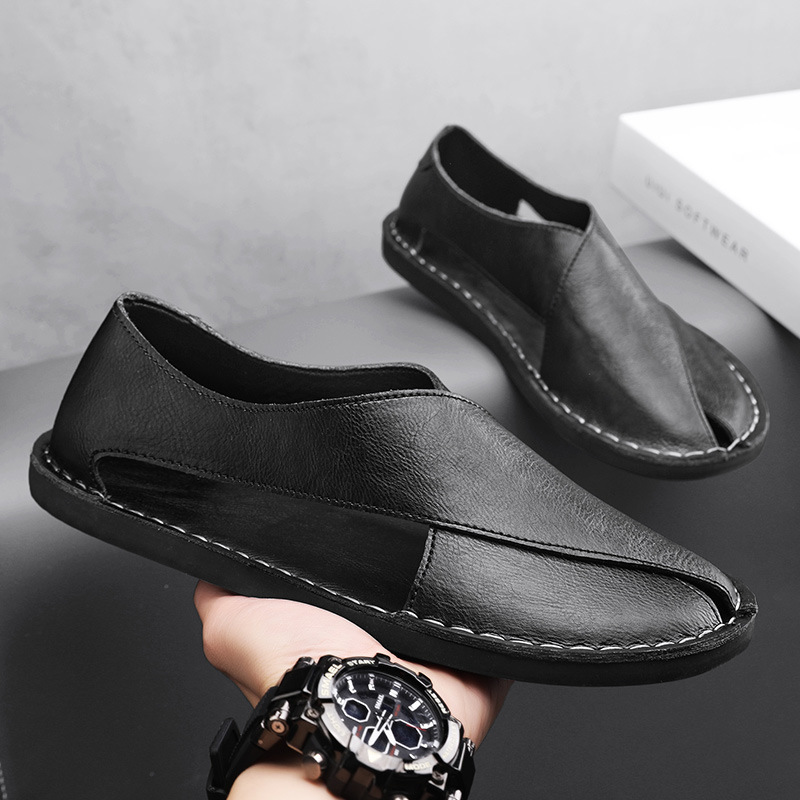 Joseph | Cascade Faux Leather Sandals for Men