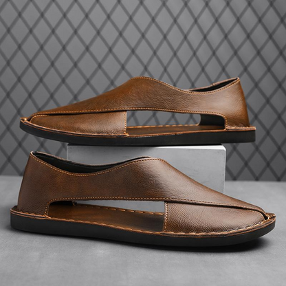 Joseph | Cascade Faux Leather Sandals for Men