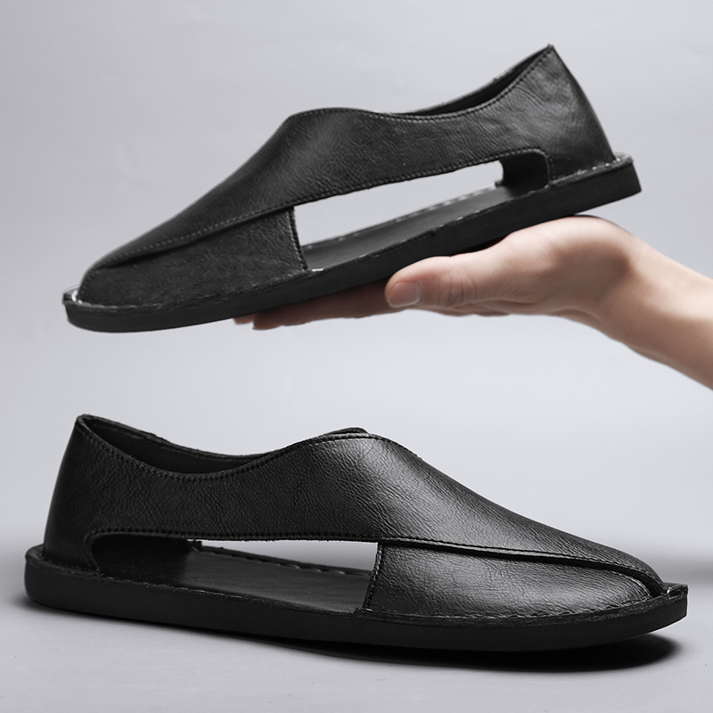 Joseph | Cascade Faux Leather Sandals for Men