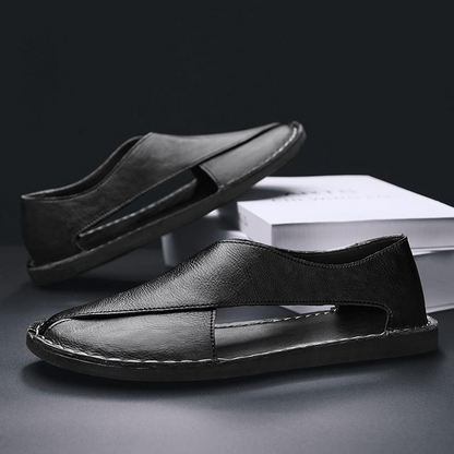 Joseph | Cascade Faux Leather Sandals for Men