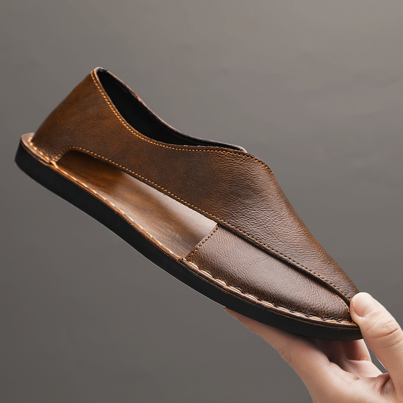 Joseph | Cascade Faux Leather Sandals for Men