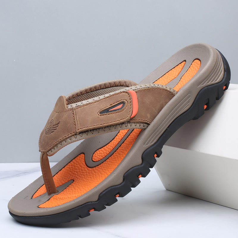 Anton | Hochwertige Sandalen in Lederoptik für Männer