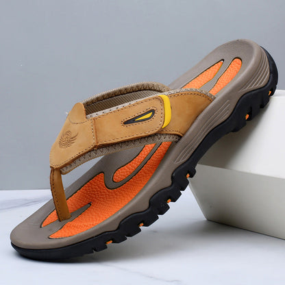 Anton | Hochwertige Sandalen in Lederoptik für Männer