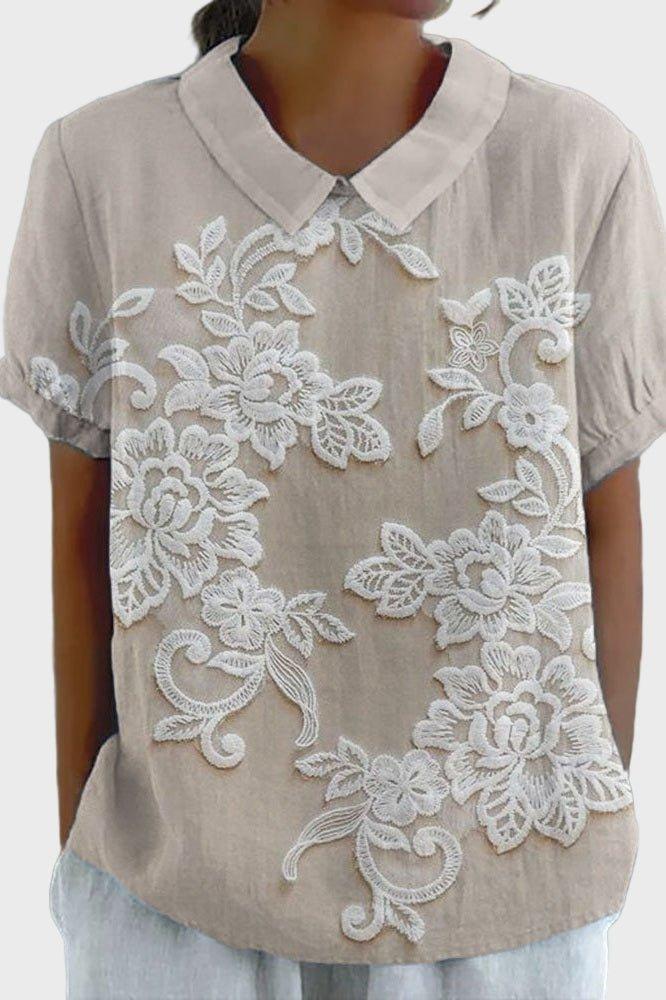 Majken Boho Print Blouse for Women