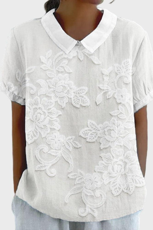 Majken Boho Print Blouse for Women