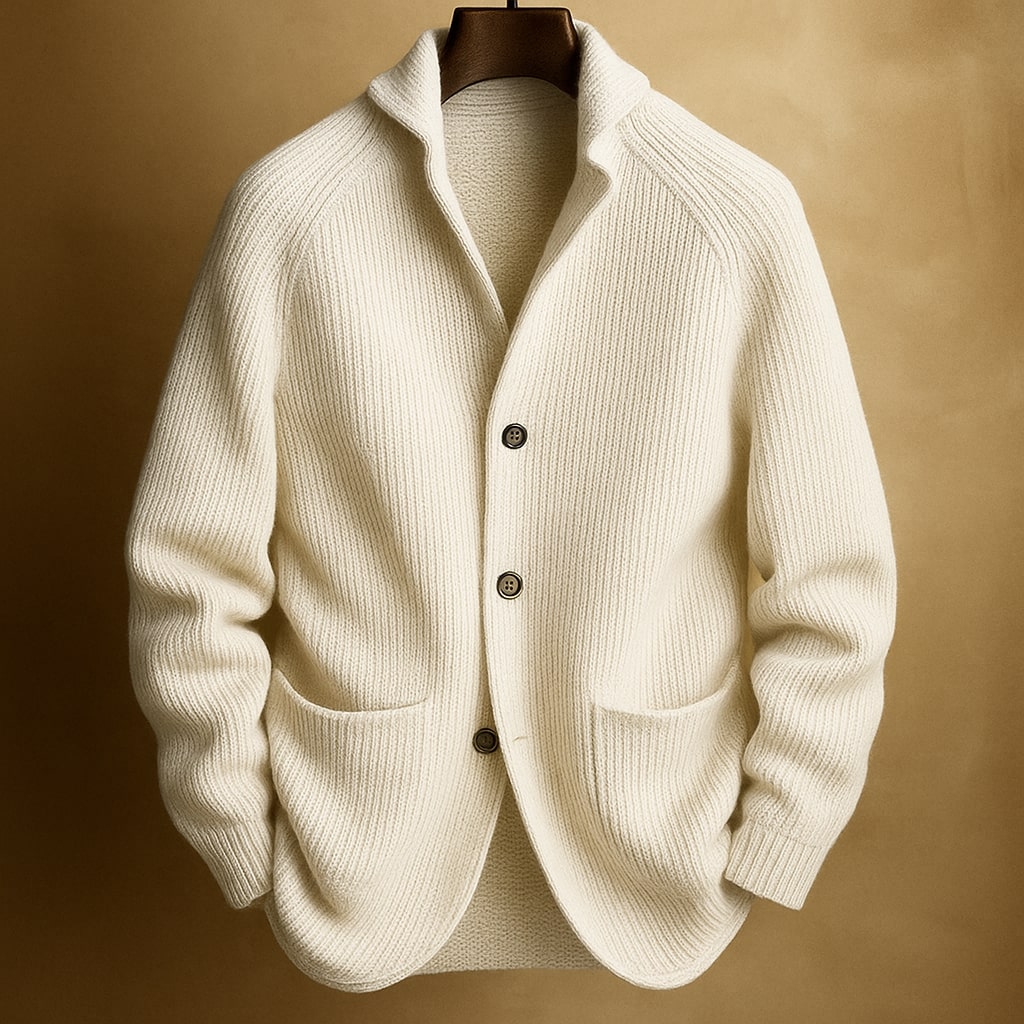 Rossi | Ribbed Wool-Blend Knit Vest for Men