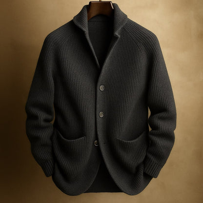 Rossi | Ribbed Wool-Blend Knit Vest for Men