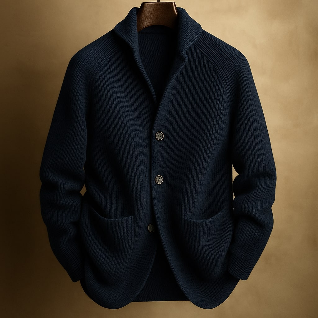 Rossi | Ribbed Wool-Blend Knit Vest for Men