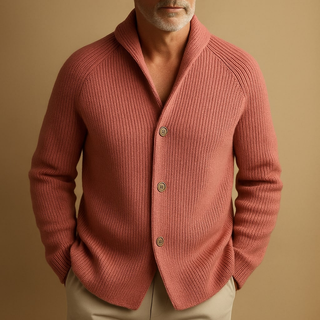 Rossi | Ribbed Wool-Blend Knit Vest for Men