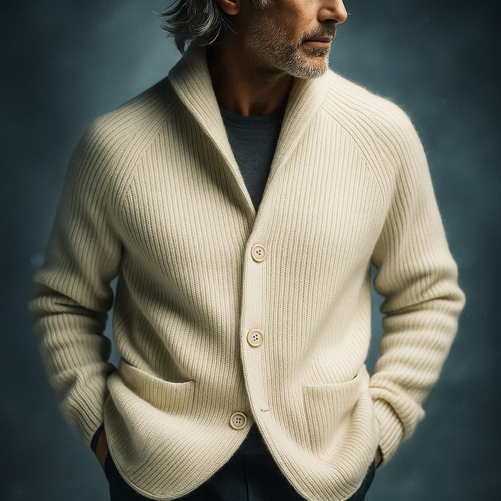 Rossi | Ribbed Wool-Blend Knit Vest for Men