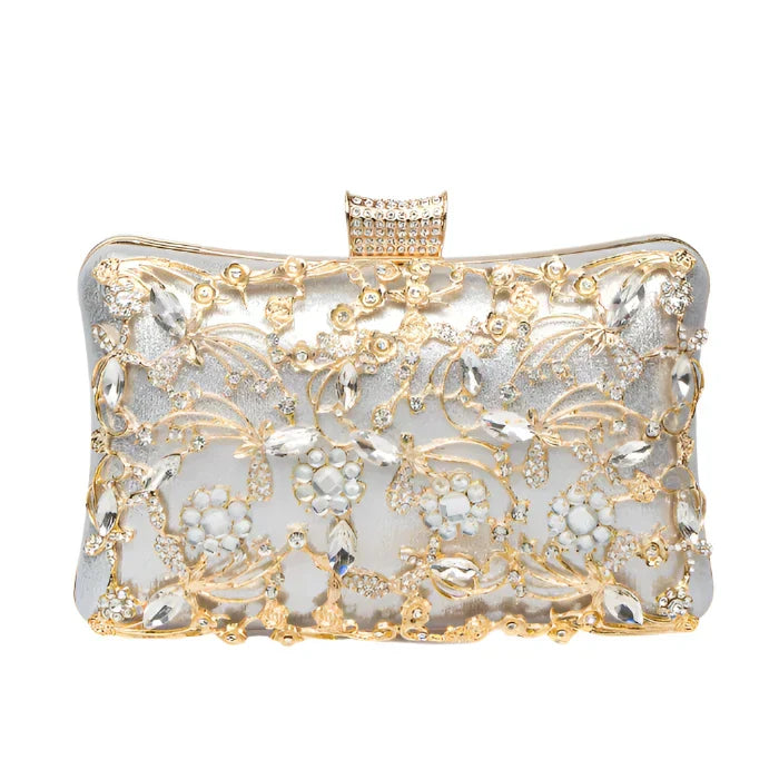 Claudia | Crystal-Embellished Clutch