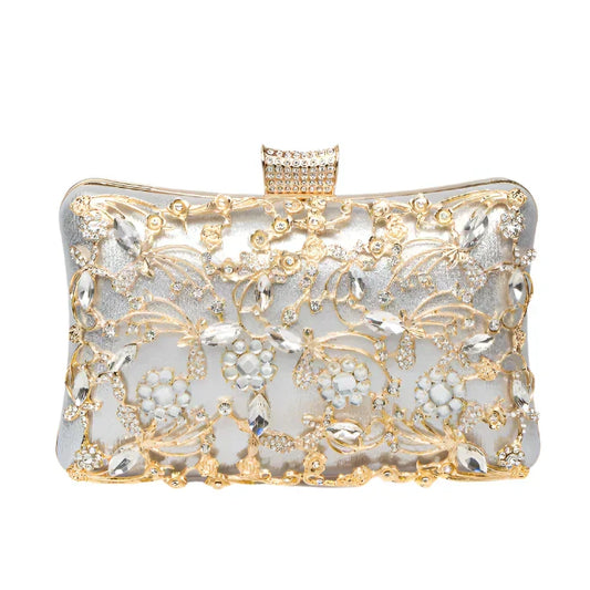 Claudia | Crystal-Embellished Clutch