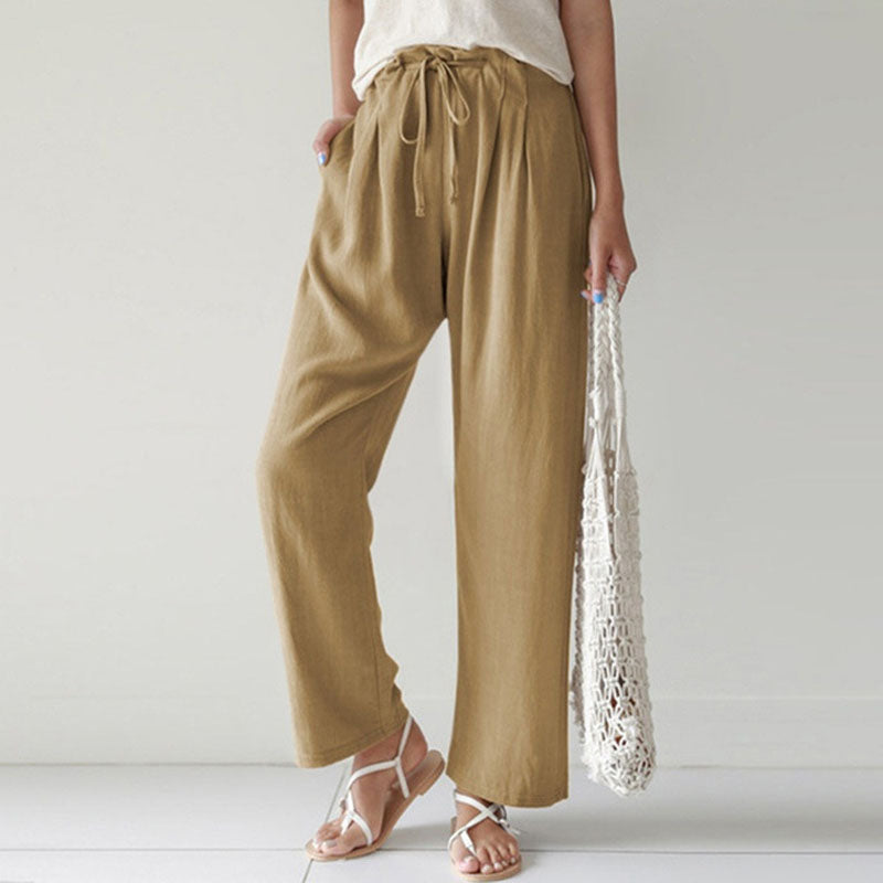 Vara | Relaxed Pants with Adjustable Waistband